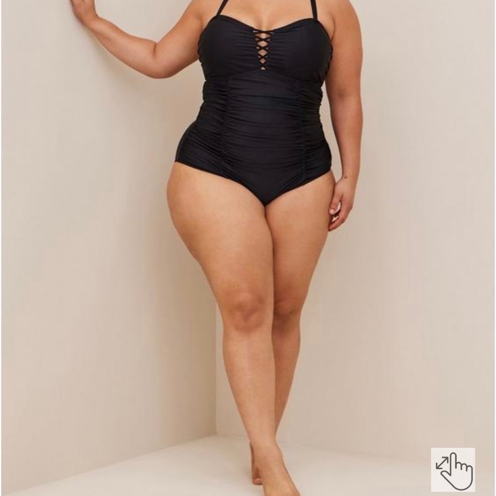 New Torrid black bathing suit tags still on